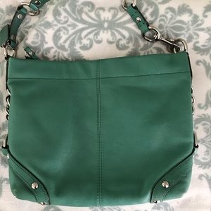 Green Coach bag